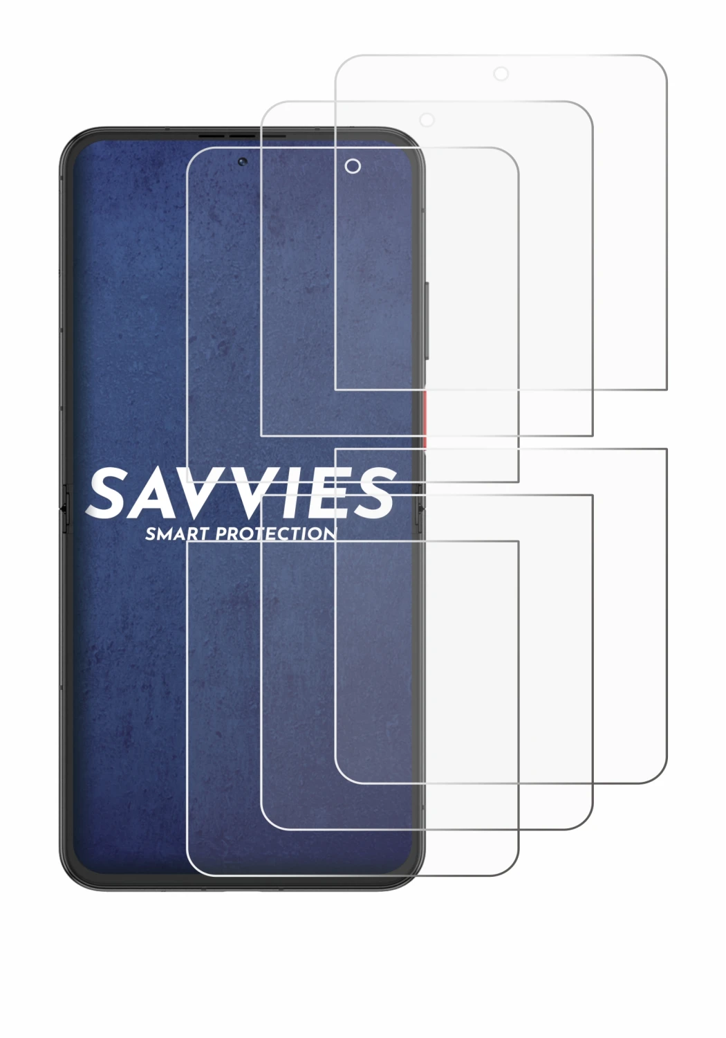 Image de l'appareil Nubia Flip 2 avec une grande variété de protections d'écran.