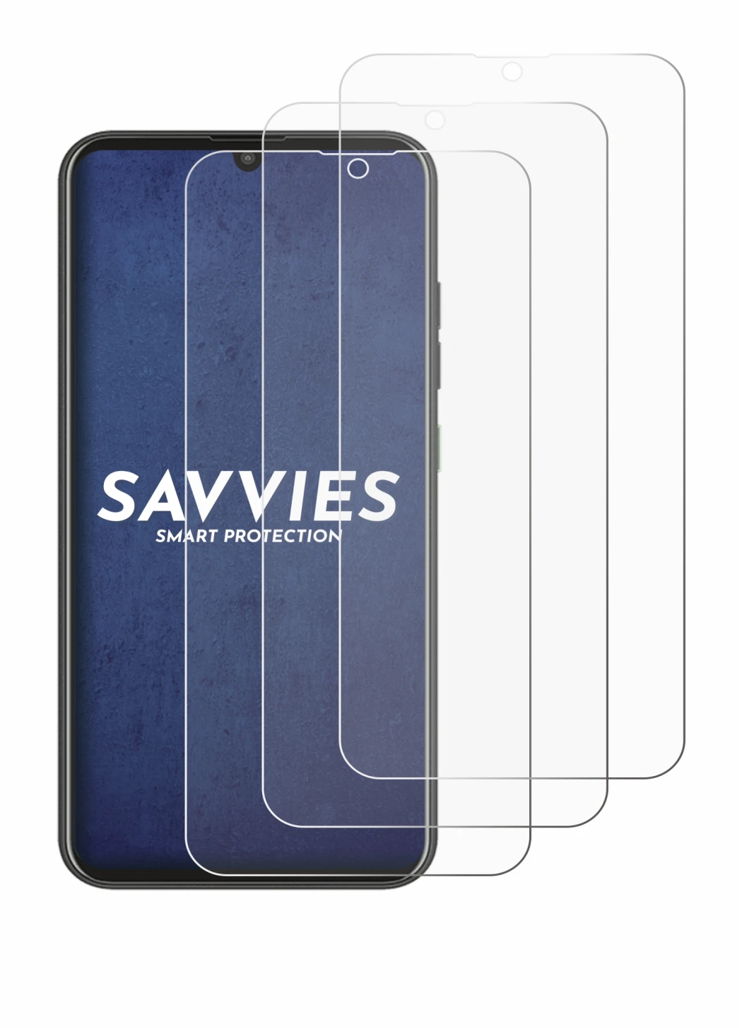 Image de l'appareil Murena Teracube 2s avec une grande variété de protections d'écran.