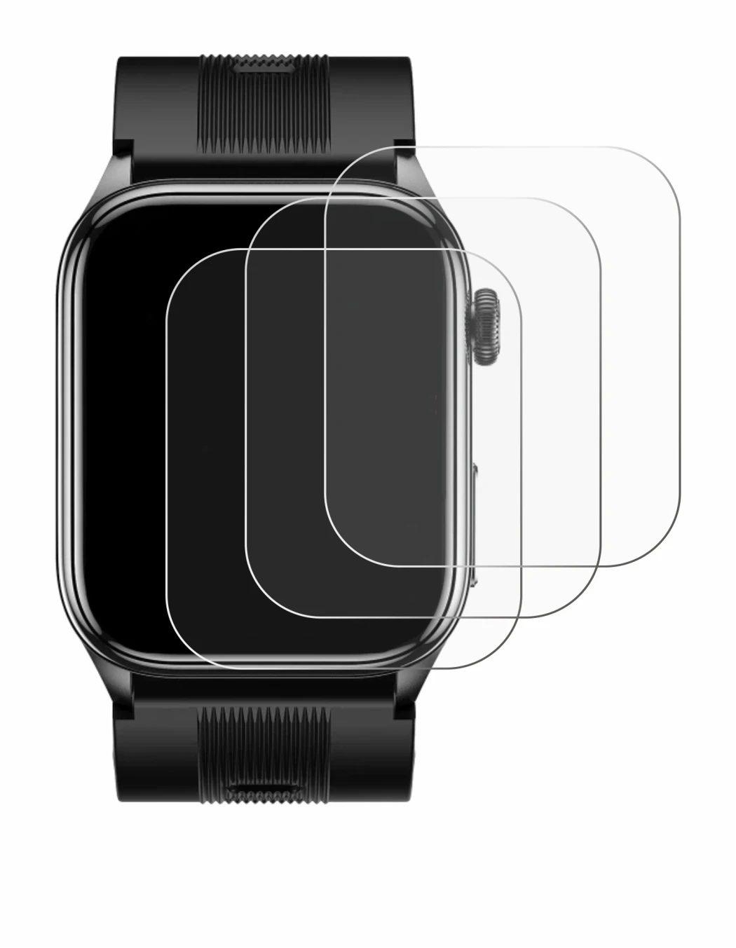 Image de l'appareil Knauermann Pro 4 AIR (rectangulaire) avec une grande variété de protections d'écran.
