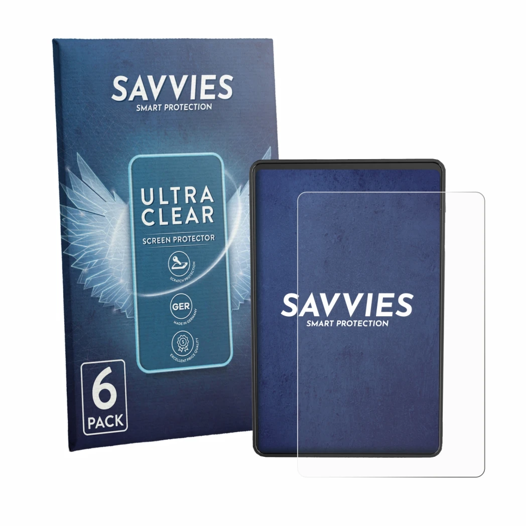 Face avant d’un emballage produit avec le logo de la marque Savvies. À côté, l’appareil Bafang VD04 est représenté avec la pro