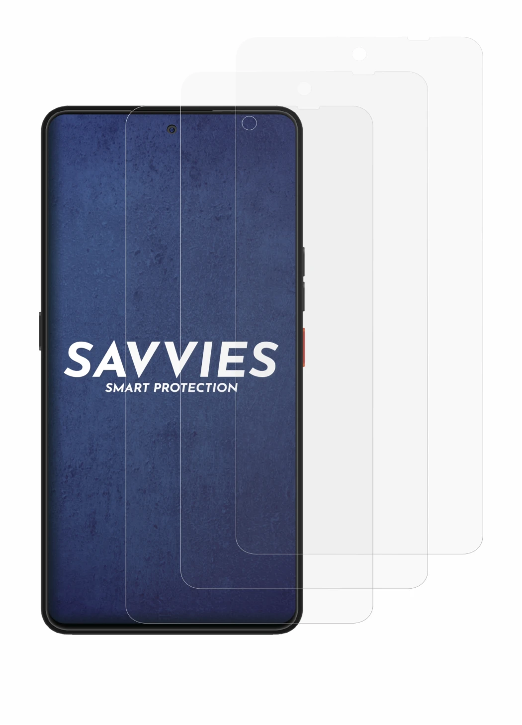 Image de l'appareil Volla Phone Plinius avec une grande variété de protections d'écran.