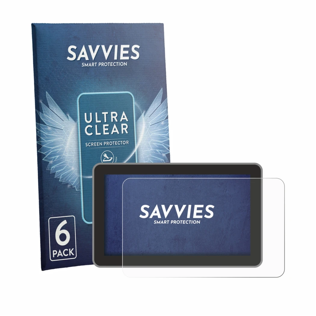 Face avant d’un emballage produit avec le logo de la marque Savvies. À côté, l’appareil Bambu Lab H2S est représenté avec la p