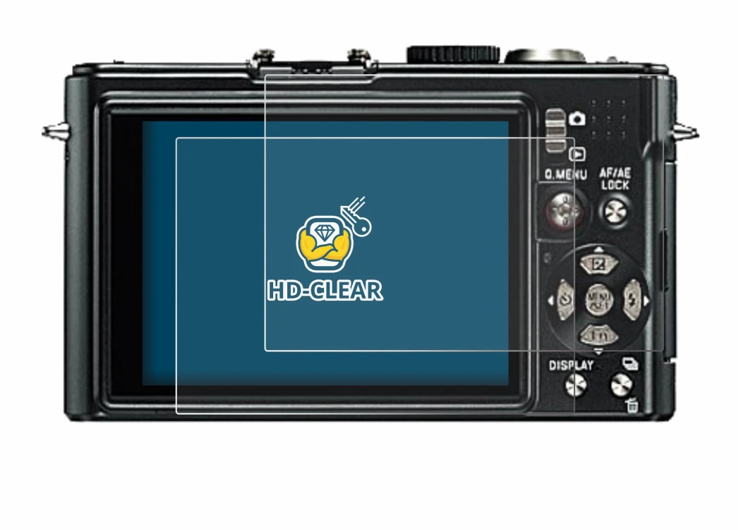 Image de l'appareil Leica D-Lux 4 avec une grande variété de protections d'écran.