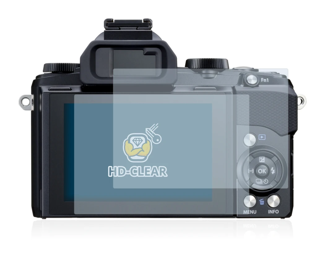 Image de l'appareil Olympus Stylus 1 avec une grande variété de protections d'écran.