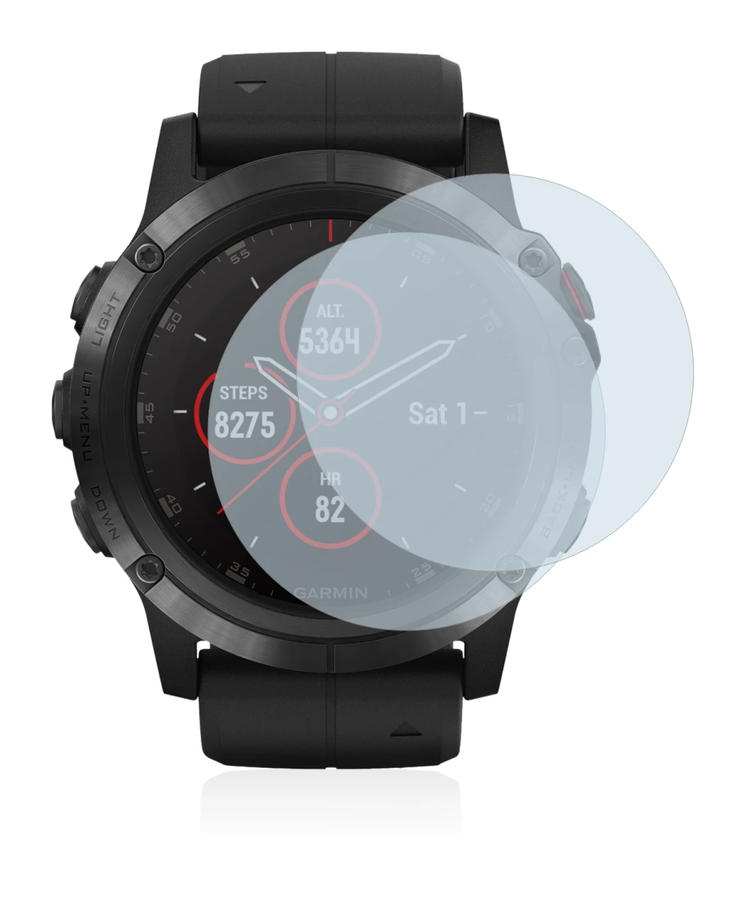 Image de l'appareil Suunto Ambit3 Peak Black avec une grande variété de protections d'écran.