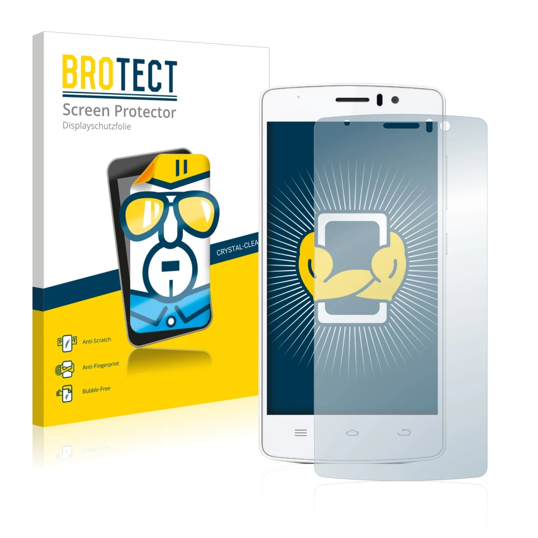 Face avant d’un emballage produit avec le logo de la marque BROTECT. À côté, l’appareil THL 4000 est représenté avec la protec