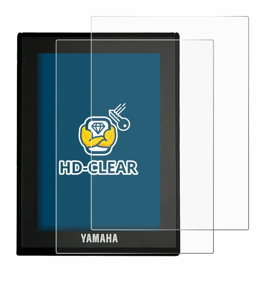 Image de l'appareil Yamaha LCD Display (E-Bike Display) avec une grande variété de protections d'écran.