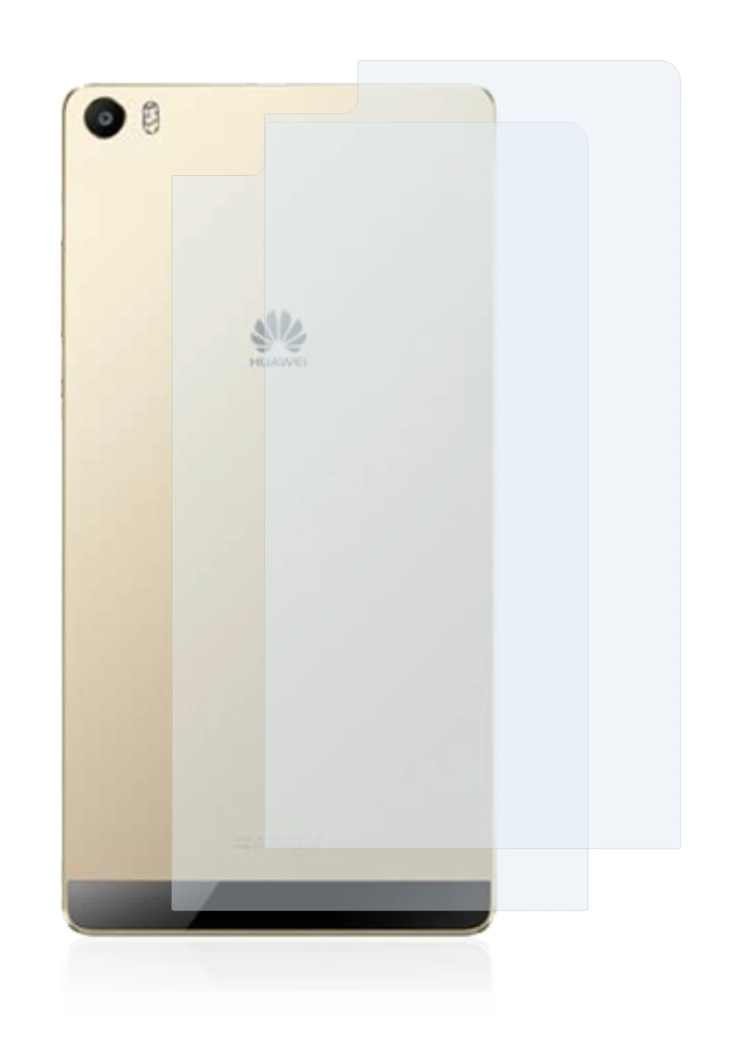 Image de l'appareil Huawei P8 Max (Arrière) avec une grande variété de protections d'écran.