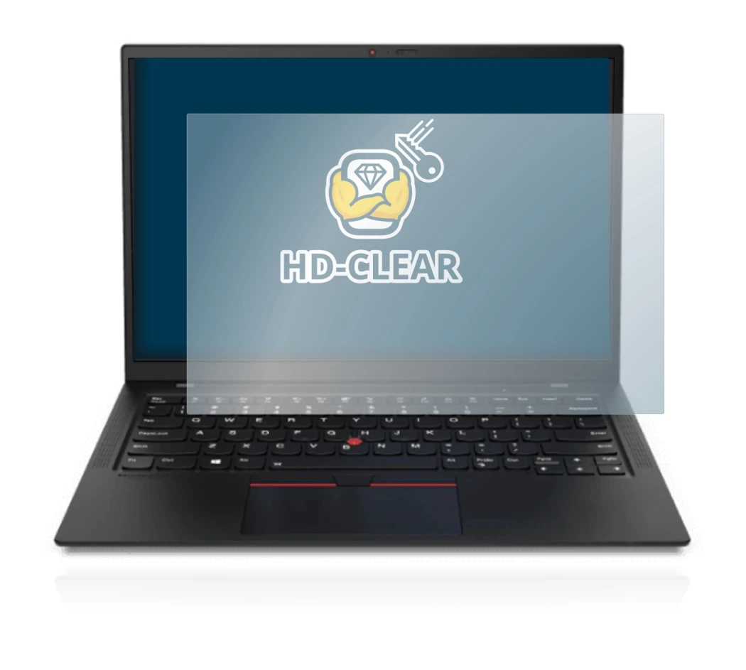 Image de l'appareil Lenovo ThinkPad X1 avec une grande variété de protections d'écran.