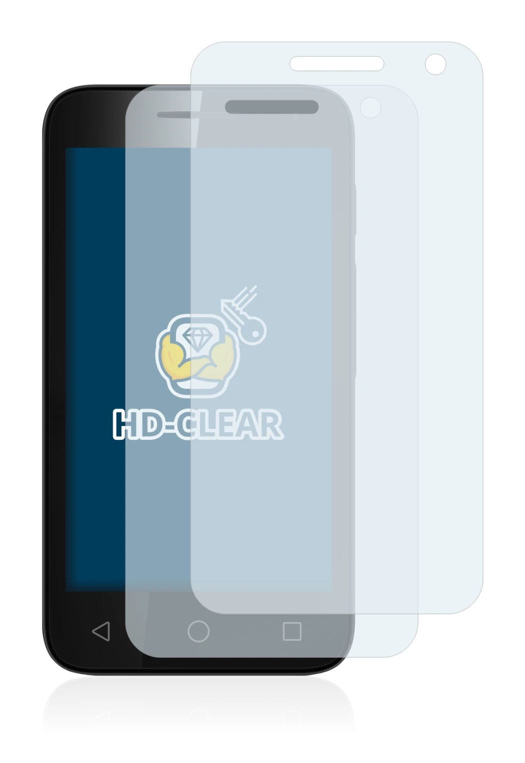 Image de l'appareil Vodafone Smart mini 7 avec une grande variété de protections d'écran.