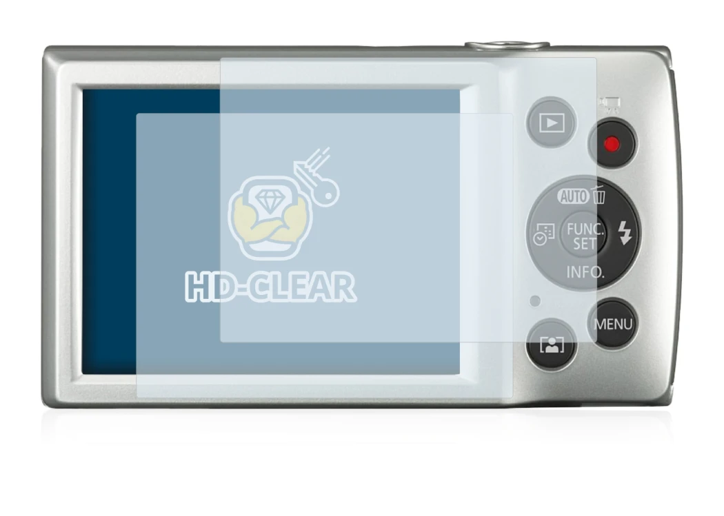 Image de l'appareil Canon Digital Ixus 185 avec une grande variété de protections d'écran.