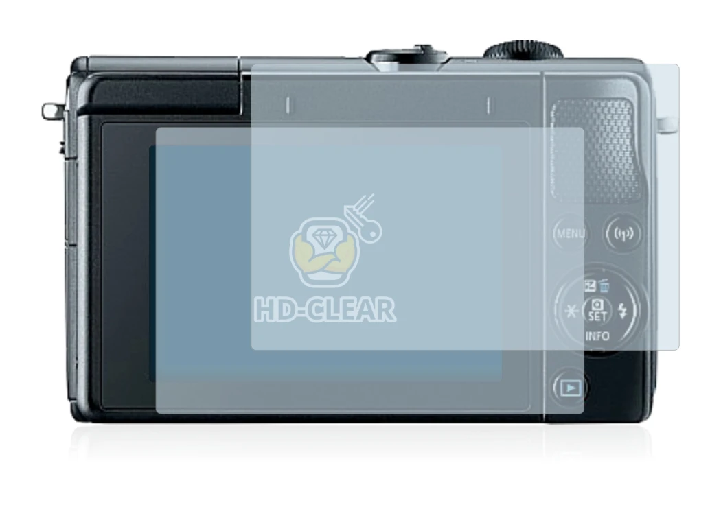 Image de l'appareil Canon EOS M100 avec une grande variété de protections d'écran.