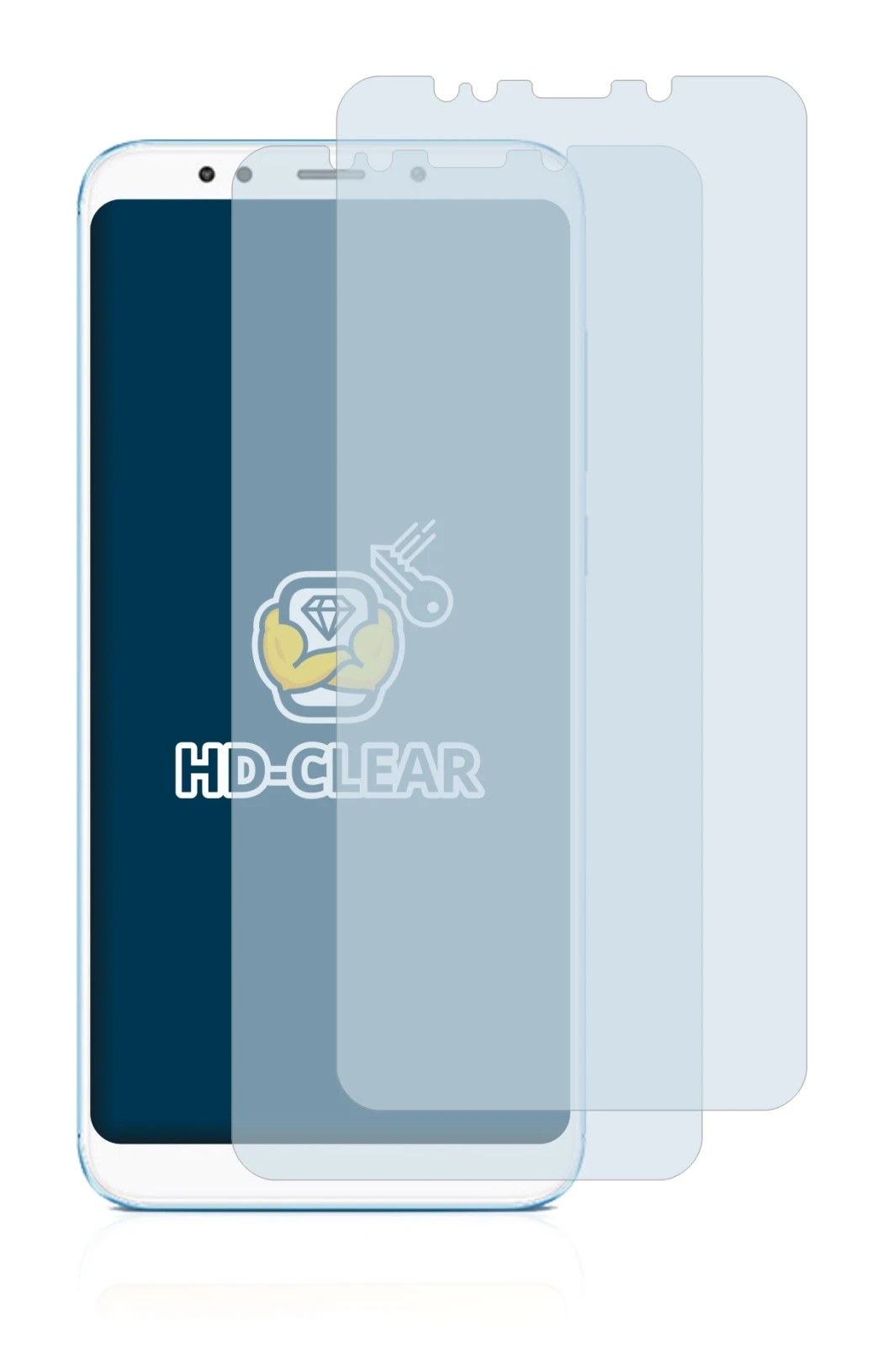 Image de l'appareil Xiaomi Redmi 5 Plus avec une grande variété de protections d'écran.