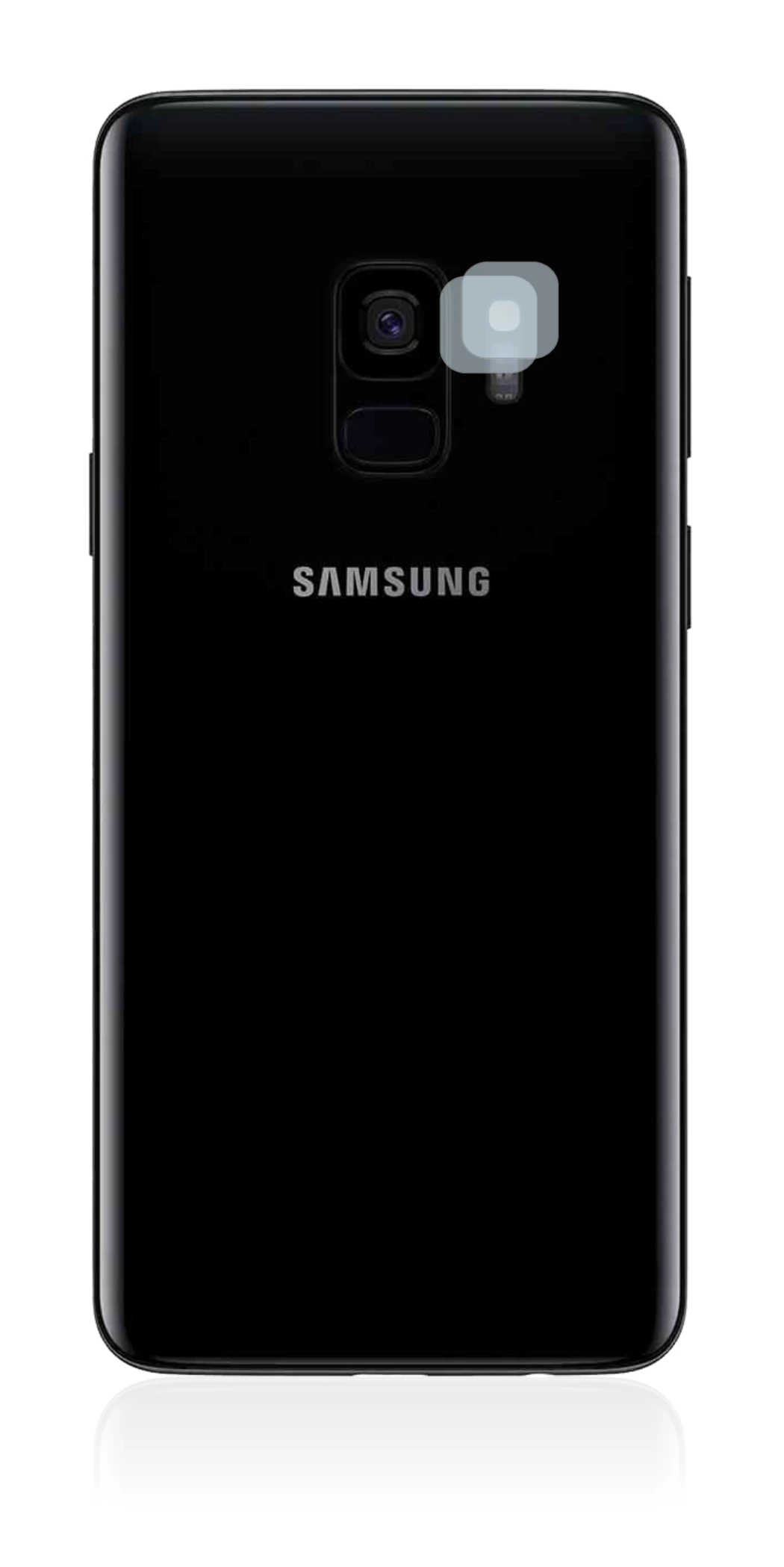 Image de l'appareil Samsung Galaxy S9 (Caméra UNIQUEMENT) avec une grande variété de protections d'écran.