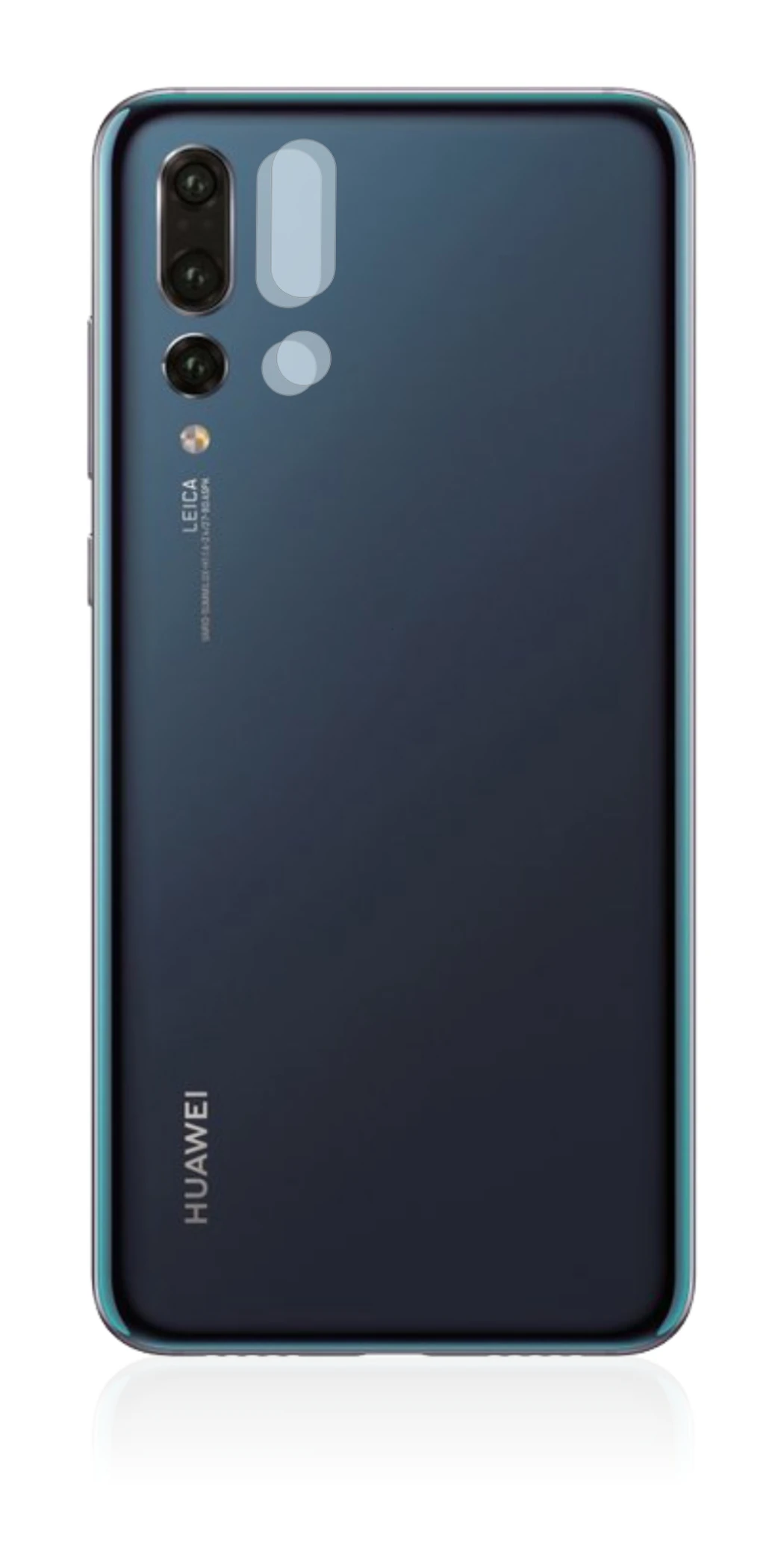 Image de l'appareil Huawei P20 Pro (Caméra UNIQUEMENT) avec une grande variété de protections d'écran.