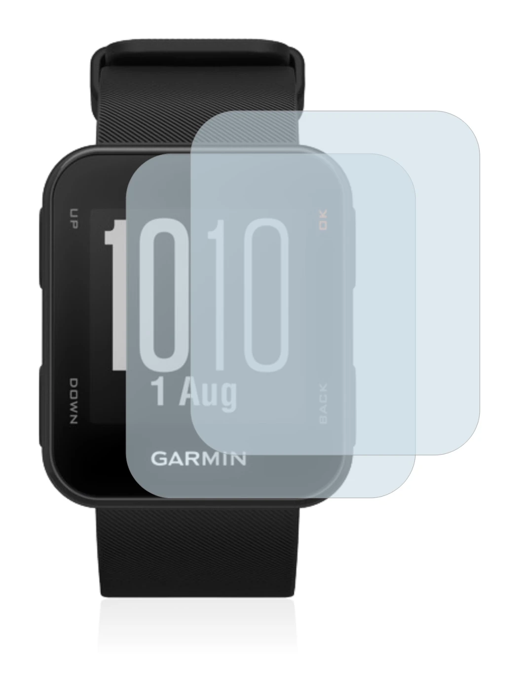 Image de l'appareil Garmin Approach S10 avec une grande variété de protections d'écran.