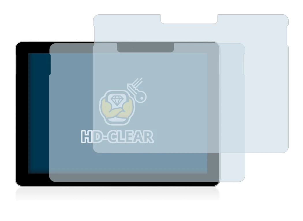 Image de l'appareil Microsoft Surface Go (1ère Gen.) avec une grande variété de protections d'écran.