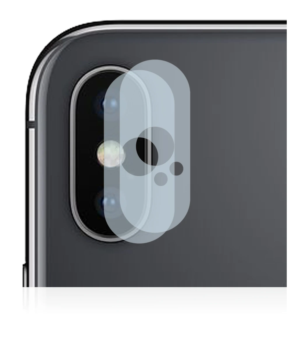 Image de l'appareil Apple iPhone Xs Max (Caméra UNIQUEMENT) avec une grande variété de protections d'écran.
