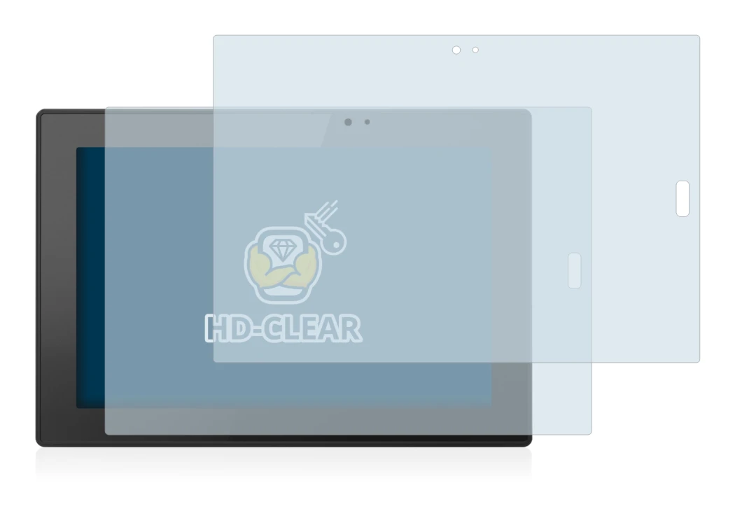 Image de l'appareil Lenovo Tablet 10 (3ème Gen.) avec une grande variété de protections d'écran.