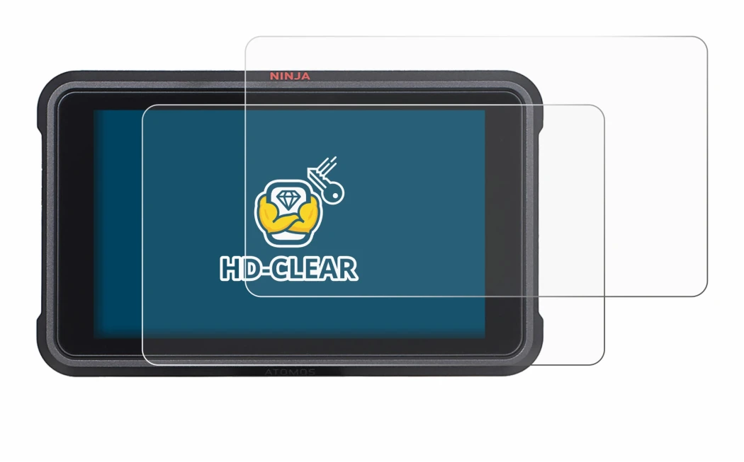 Image de l'appareil Atomos Ninja V avec une grande variété de protections d'écran.