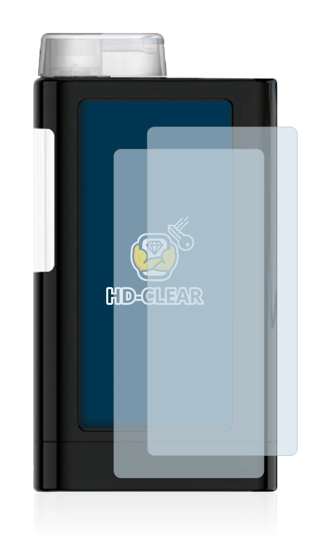 Image de l'appareil Mylife YpsoPump avec une grande variété de protections d'écran.