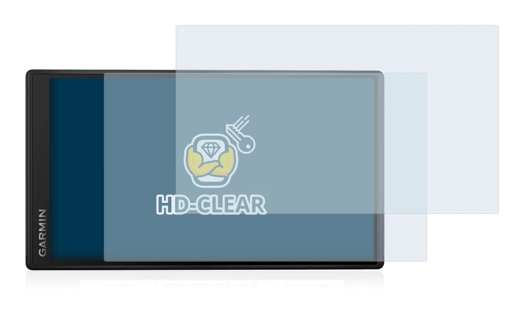 Image de l'appareil Garmin DriveSmart 55 avec une grande variété de protections d'écran.