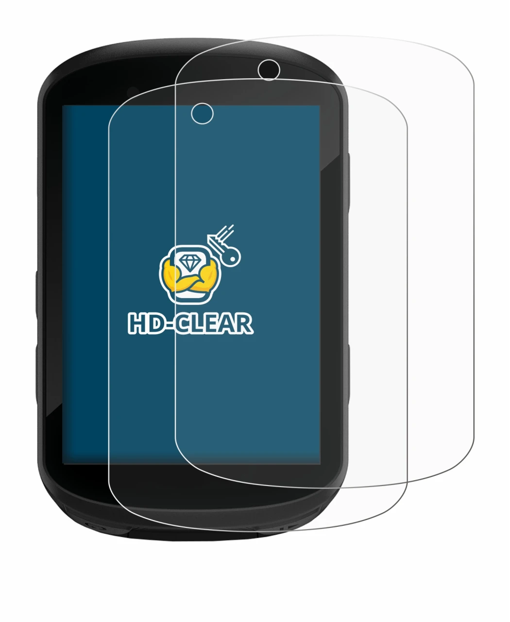 Image de l'appareil Garmin Edge 830 avec une grande variété de protections d'écran.