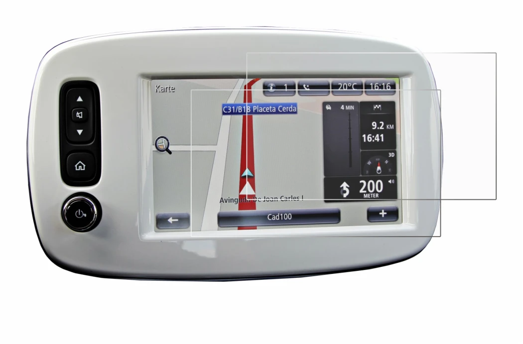 Image de l'appareil TomTom Smart 453 2018 avec une grande variété de protections d'écran.