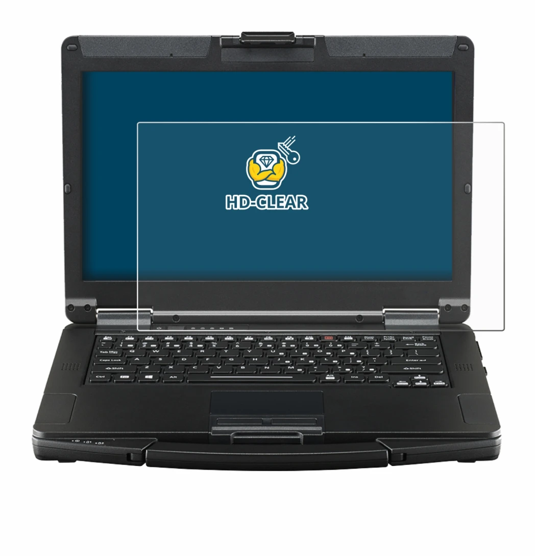 Image de l'appareil Panasonic Toughbook FZ-55 Touch avec une grande variété de protections d'écran.