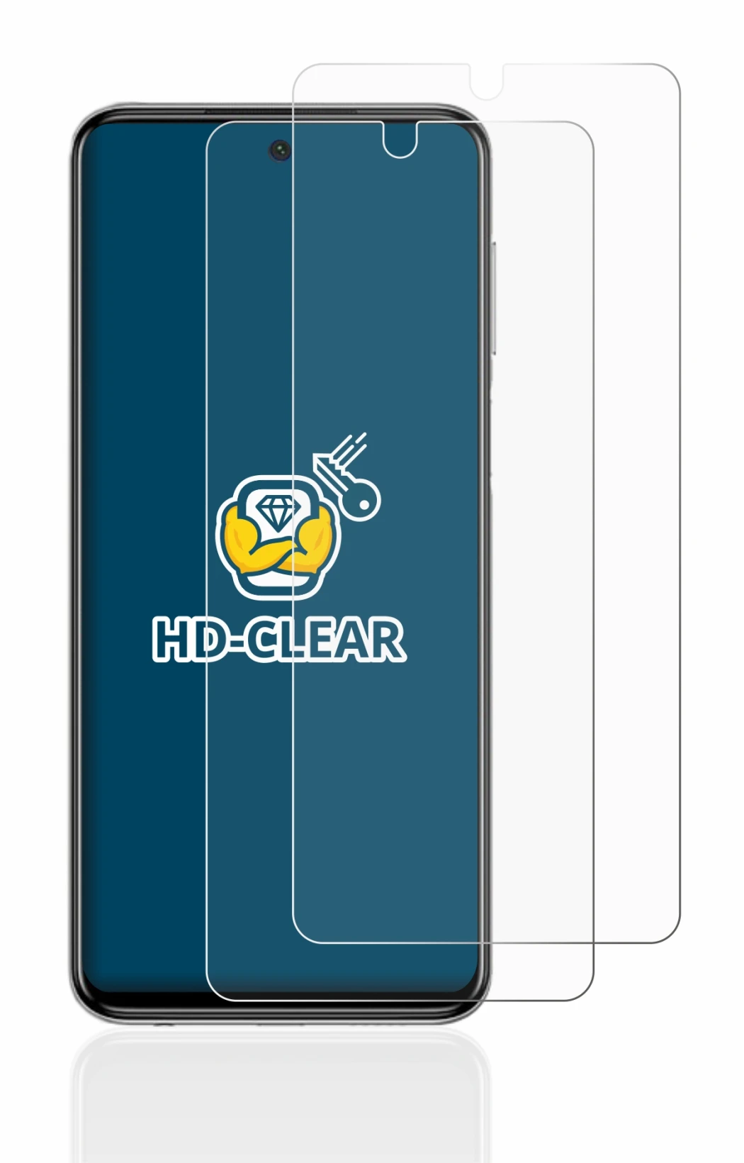 Image de l'appareil Xiaomi Redmi Note 9S avec une grande variété de protections d'écran.