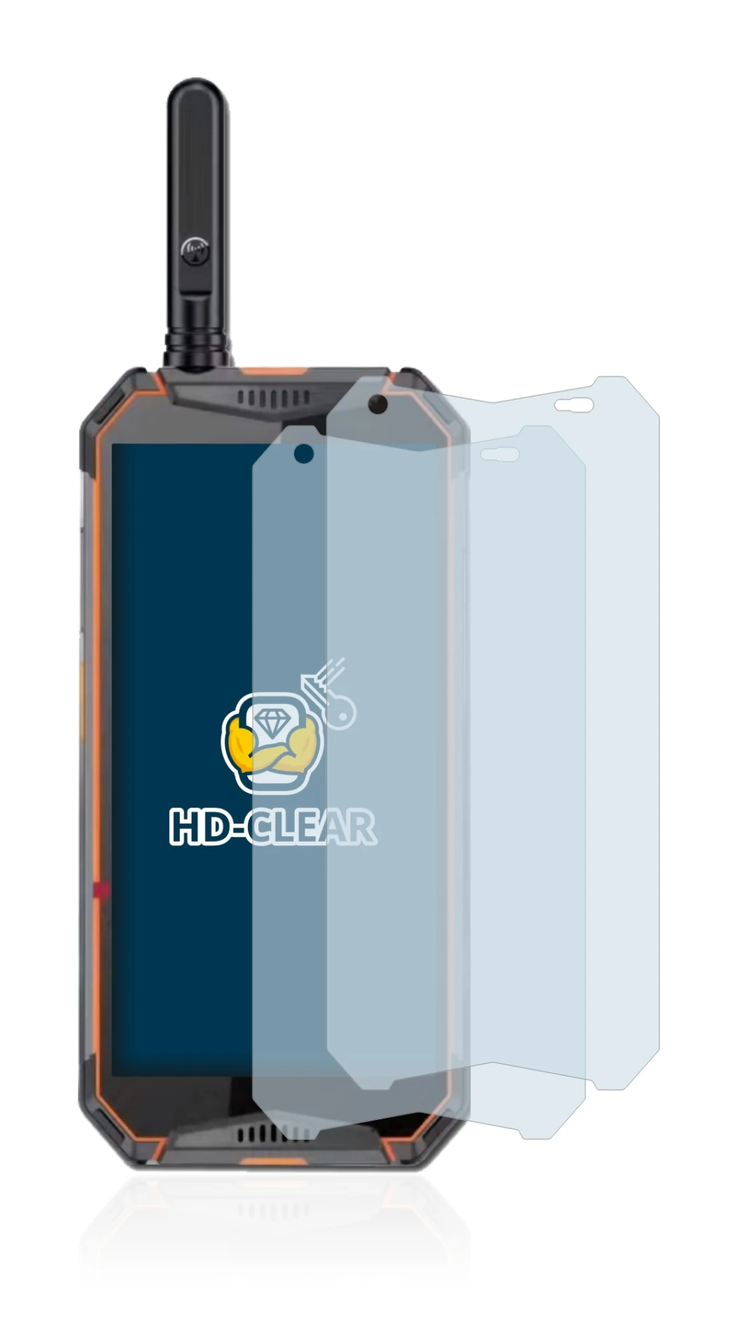Image de l'appareil Ulefone Armor 3w avec une grande variété de protections d'écran.