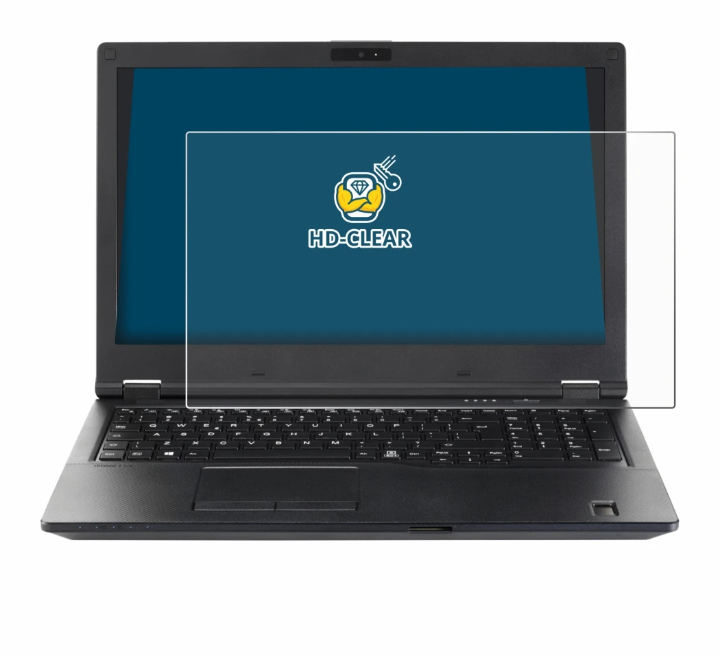 Image de l'appareil Fujitsu Lifebook E5510 avec une grande variété de protections d'écran.