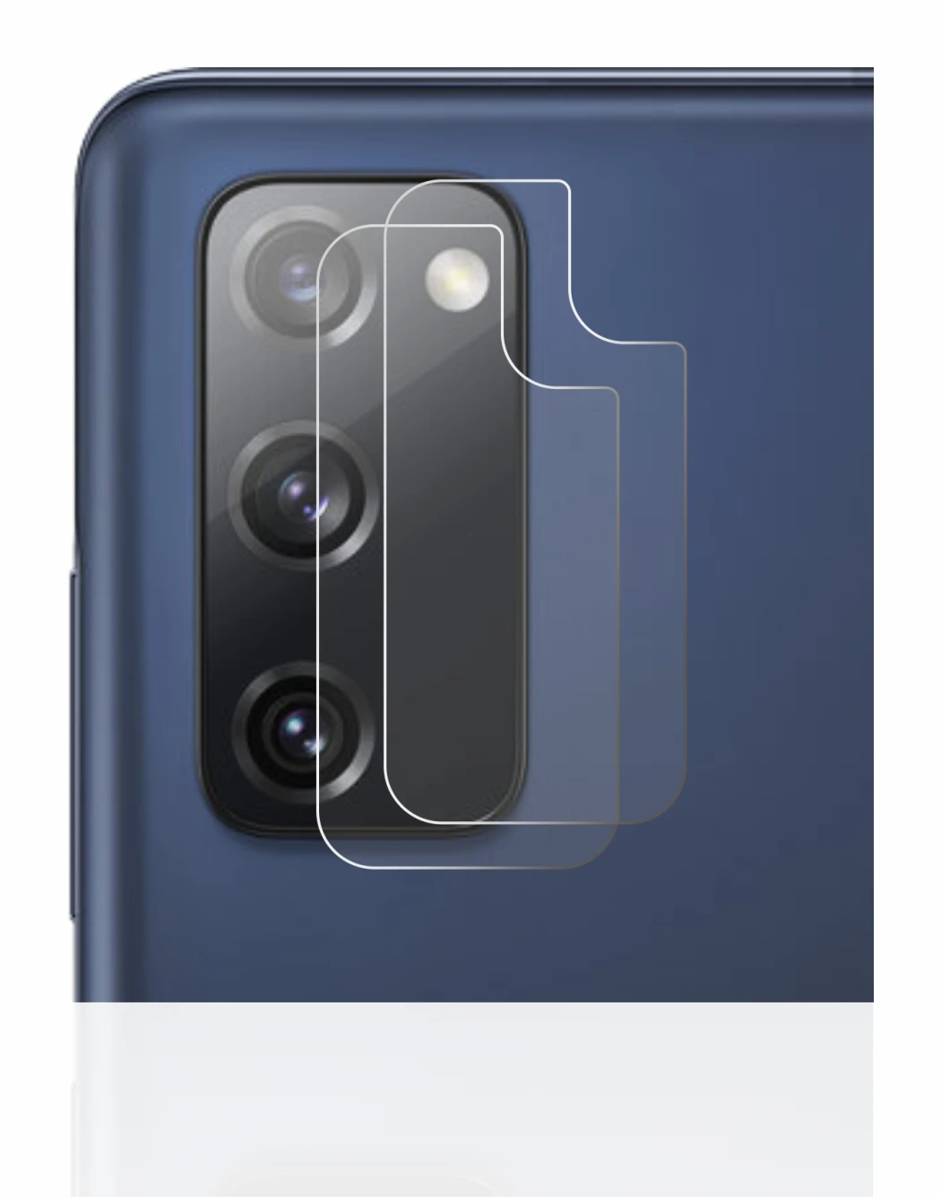 Image de l'appareil Samsung Galaxy S20 FE (Caméra UNIQUEMENT) avec une grande variété de protections d'écran.