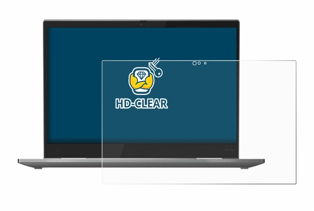 Image de l'appareil Lenovo ThinkPad X1 Yoga (5ème Gen.) avec une grande variété de protections d'écran.