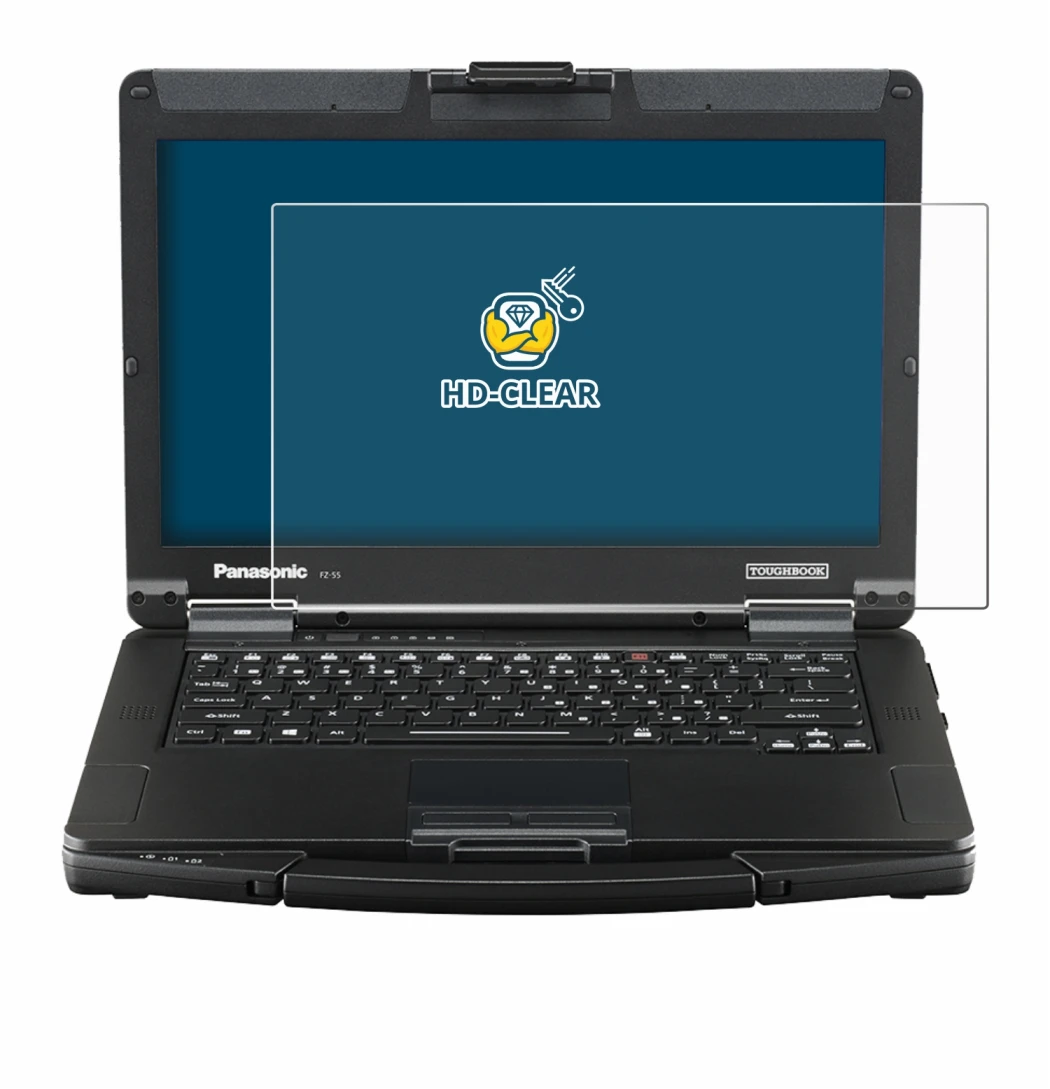 Image de l'appareil Panasonic Toughbook FZ-55 Full HD avec une grande variété de protections d'écran.