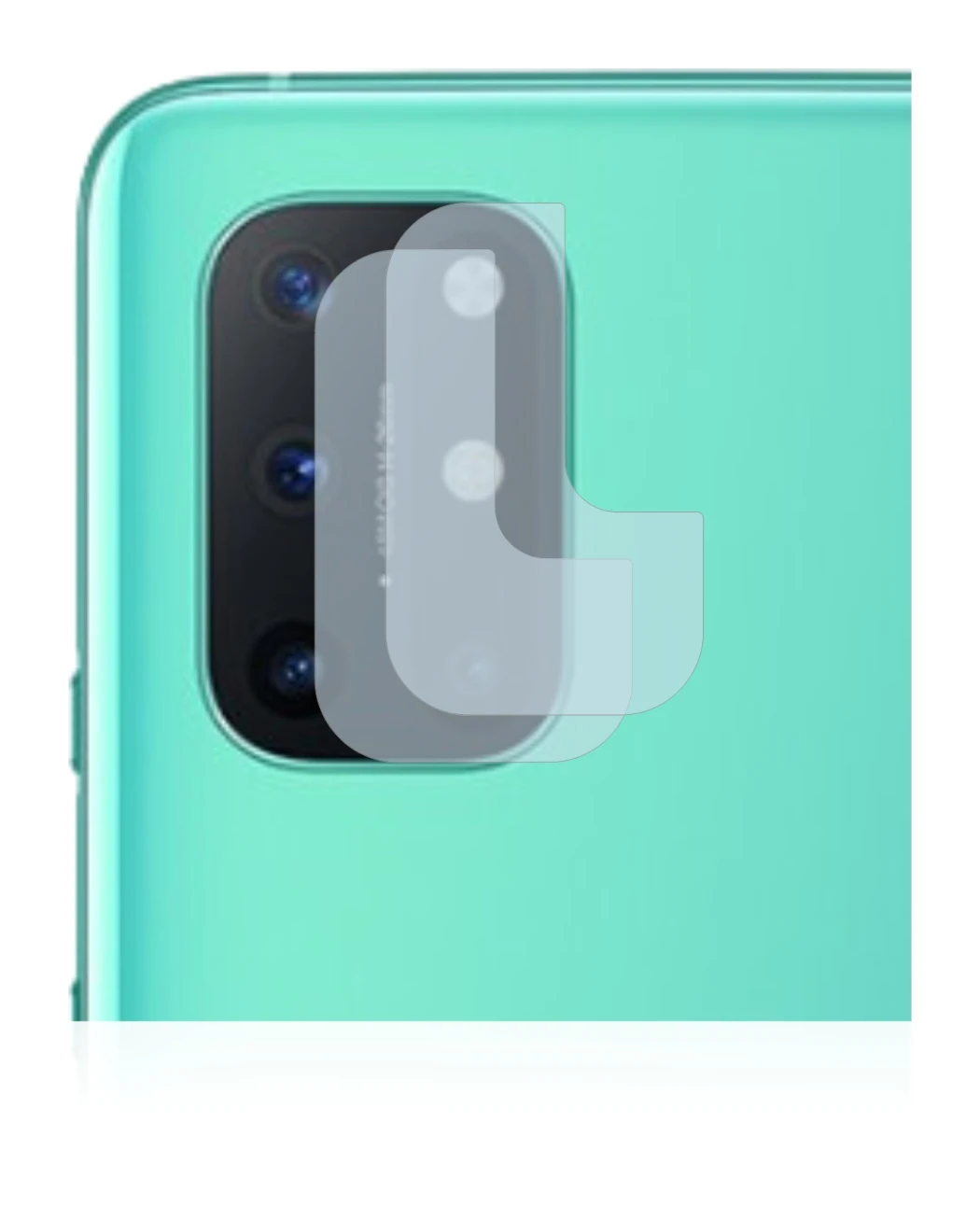 Image de l'appareil OnePlus 8T (Caméra UNIQUEMENT) avec une grande variété de protections d'écran.