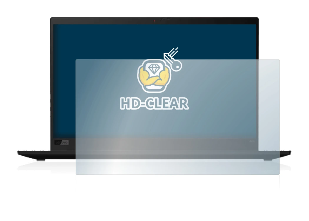 Image de l'appareil Lenovo ThinkPad X1 Carbon (8ème Gen.) avec une grande variété de protections d'écran.