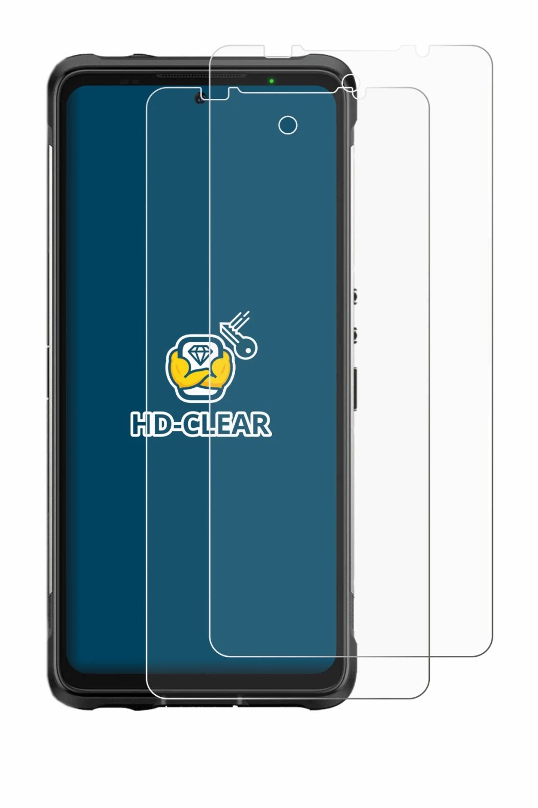 Image de l'appareil Ulefone Armor 10 5G avec une grande variété de protections d'écran.