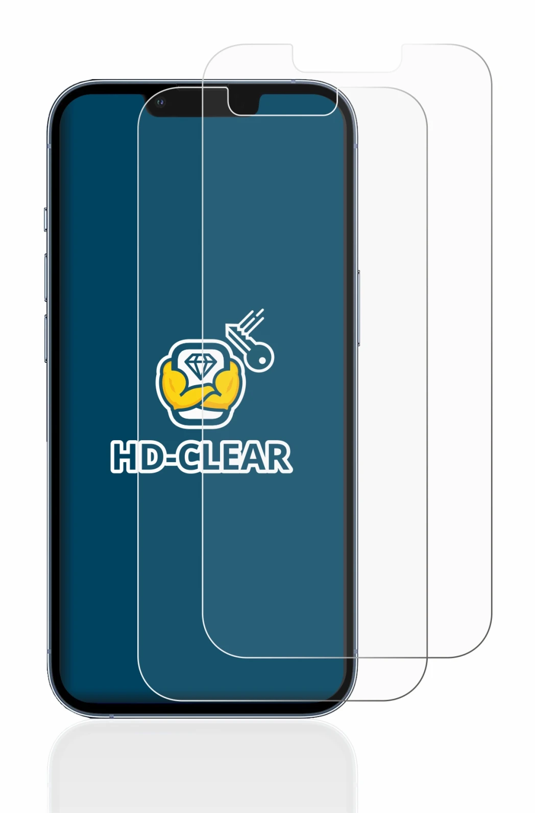 Image de l'appareil Apple iPhone 13 Pro avec une grande variété de protections d'écran.