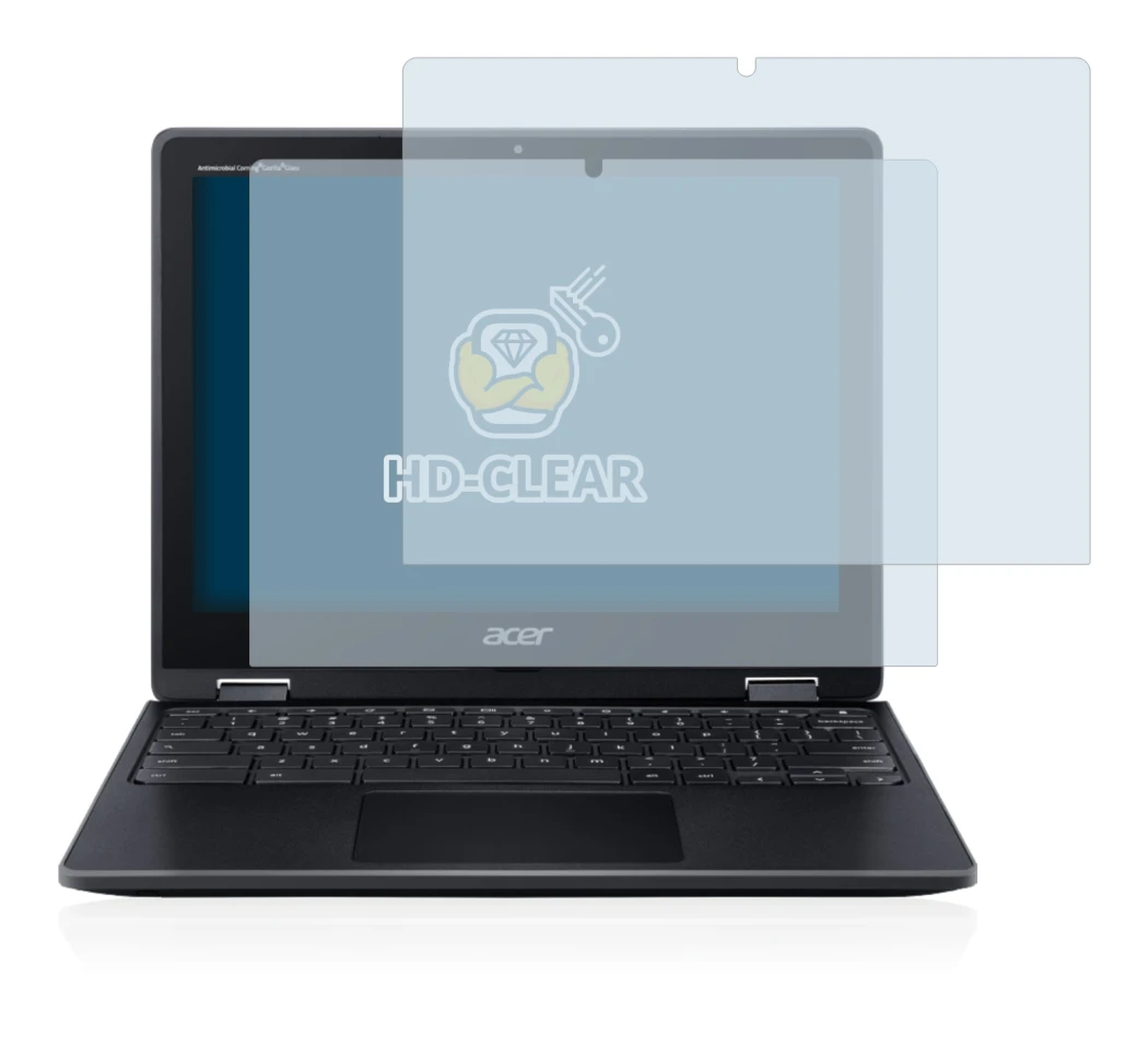 Image de l'appareil Acer Chromebook Spin 512 avec une grande variété de protections d'écran.