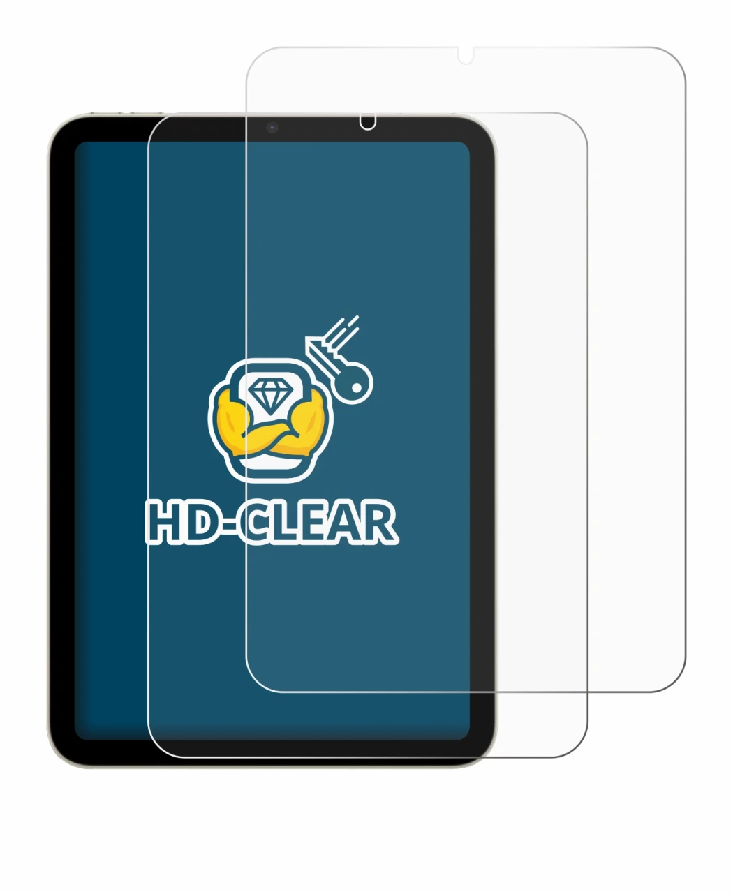 Image de l'appareil Apple iPad Mini 6 WiFi 2021 avec une grande variété de protections d'écran.