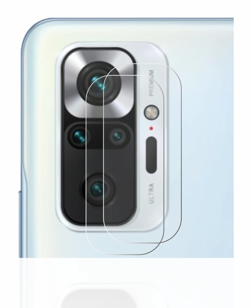 Image de l'appareil Xiaomi Redmi Note 10 Pro (Caméra UNIQUEMENT) avec une grande variété de protections d'écran.