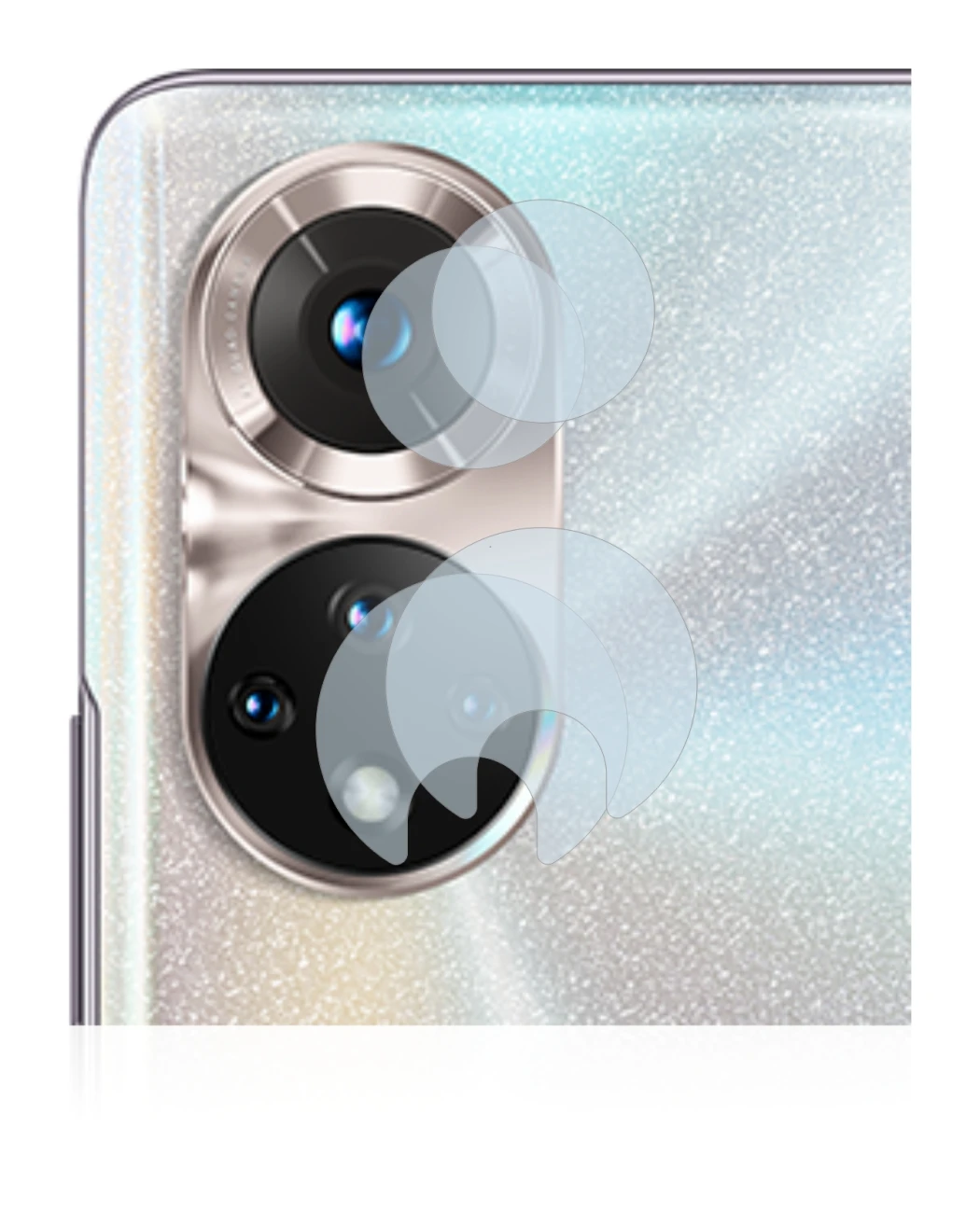 Image de l'appareil Honor 50 (Caméra UNIQUEMENT) avec une grande variété de protections d'écran.