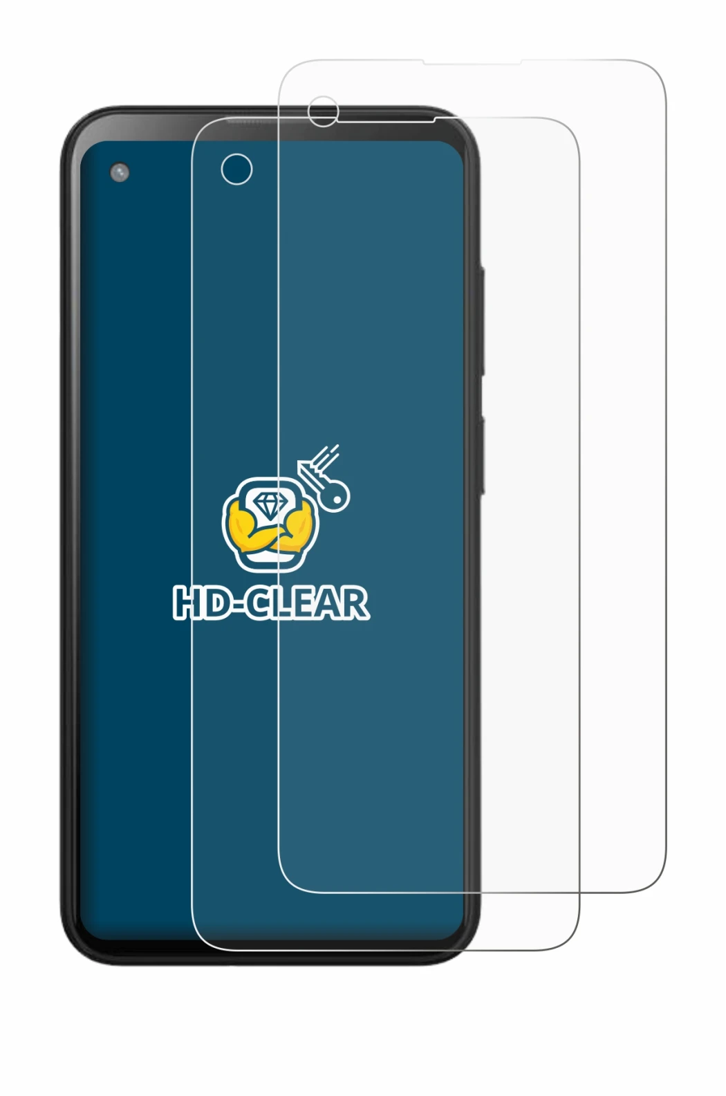 Image de l'appareil Blackview BL5000 avec une grande variété de protections d'écran.