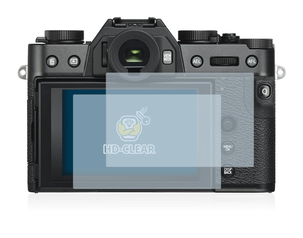 Image de l'appareil Fujifilm X-T30 ll avec une grande variété de protections d'écran.