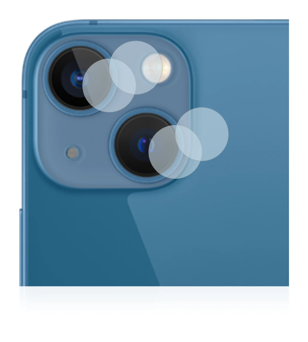 Image de l'appareil Apple iPhone 13 mini (Caméra UNIQUEMENT) avec une grande variété de protections d'écran.