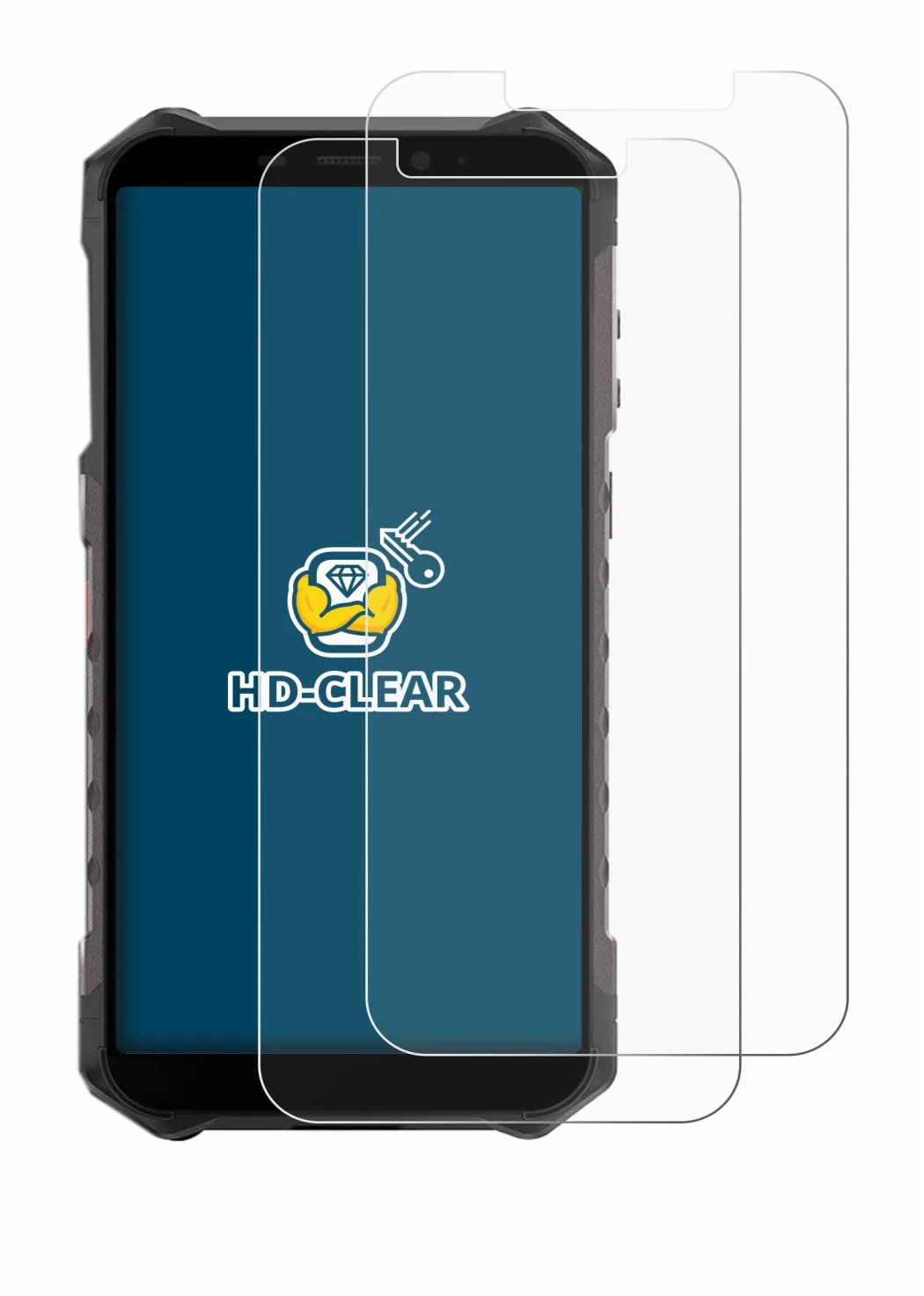 Image de l'appareil Ulefone Armor X9 Pro avec une grande variété de protections d'écran.