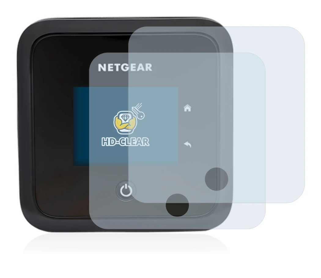 Image de l'appareil Netgear Nighthawk M5 avec une grande variété de protections d'écran.