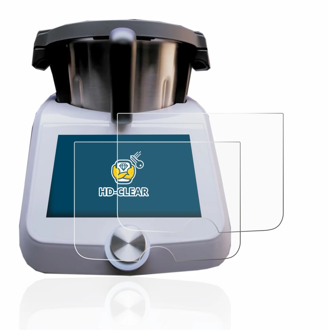 Image de l'appareil SilverCrest Monsieur Cuisine Smart avec une grande variété de protections d'écran.