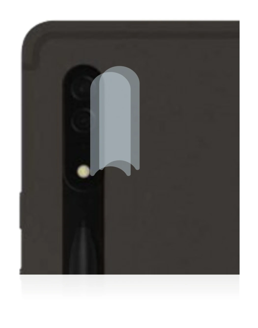 Image de l'appareil Samsung Galaxy Tab S8 Ultra 5G (Caméra UNIQUEMENT) avec une grande variété de protections d'écran.